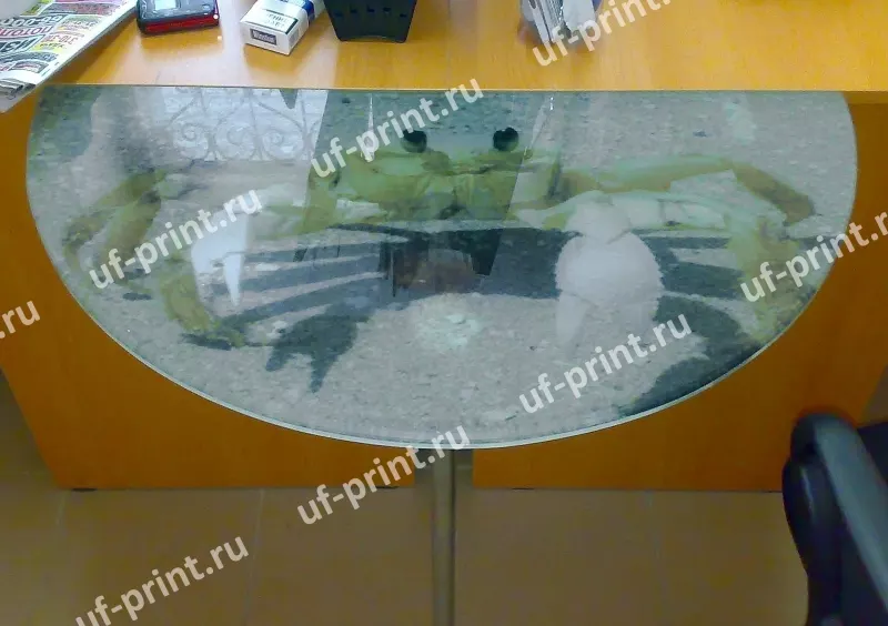 интерьерная печать на столах