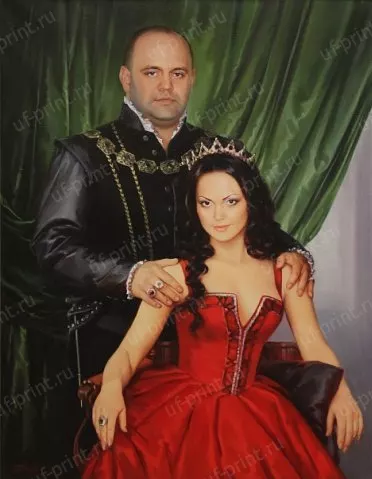 Портрет на холсте в стиле Исторический портрет