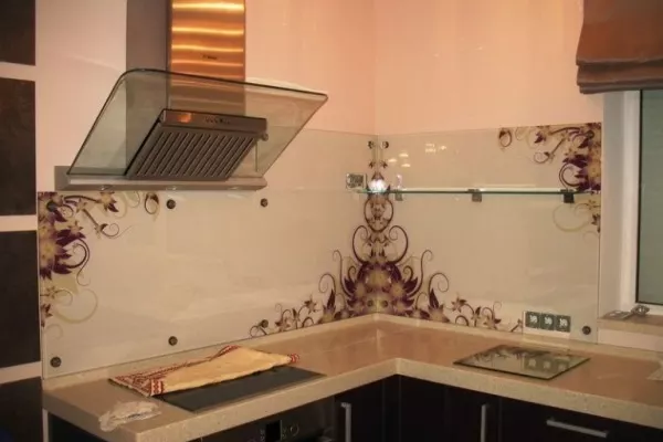 Скинали для кухни из закаленного стекла