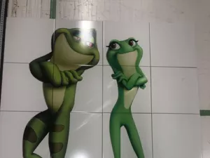 УФ печать на плитке — бассейн