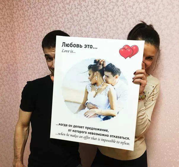 Печать галлерейних картин в стиле Дрим и Love is по эскизам
