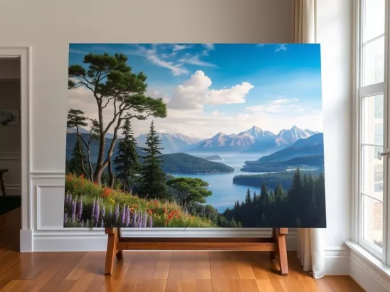 Интерьерная печать на Fine art бумаге