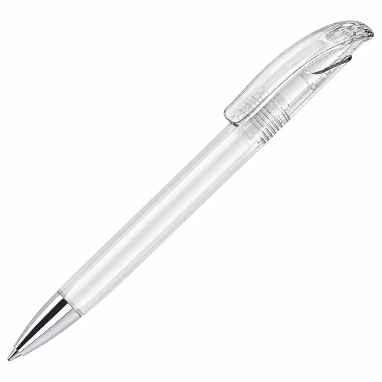 Ручка шариковая Senator Challenger Clear MT, белый